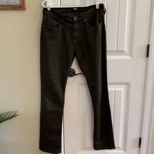 🌲PAIGE olive green  jeans.  30